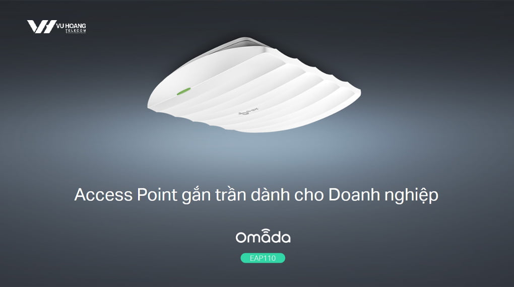 Bán Access Point Gắn Trần Wi-Fi 300 Mbps TP-LINK EAP110 giá rẻ