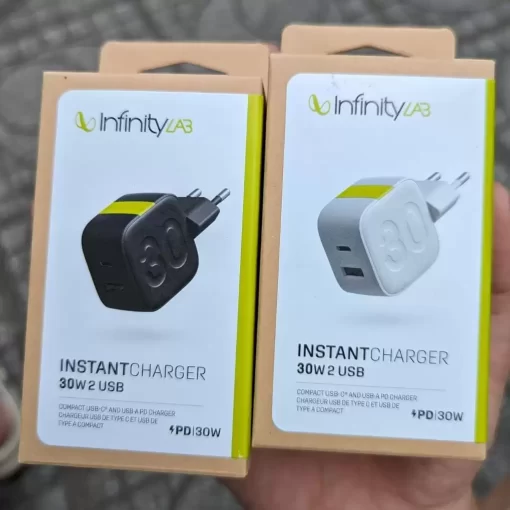 Củ sạc Infinity Lab 30W INSTANTCHARGER 2 Cổng USB